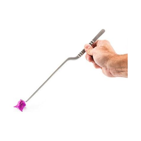 Pince courbée à sushi avec embout cannelé, 12"L    - La Guilde Culinaire - Pince à sushi -  - La Guilde Culinaire