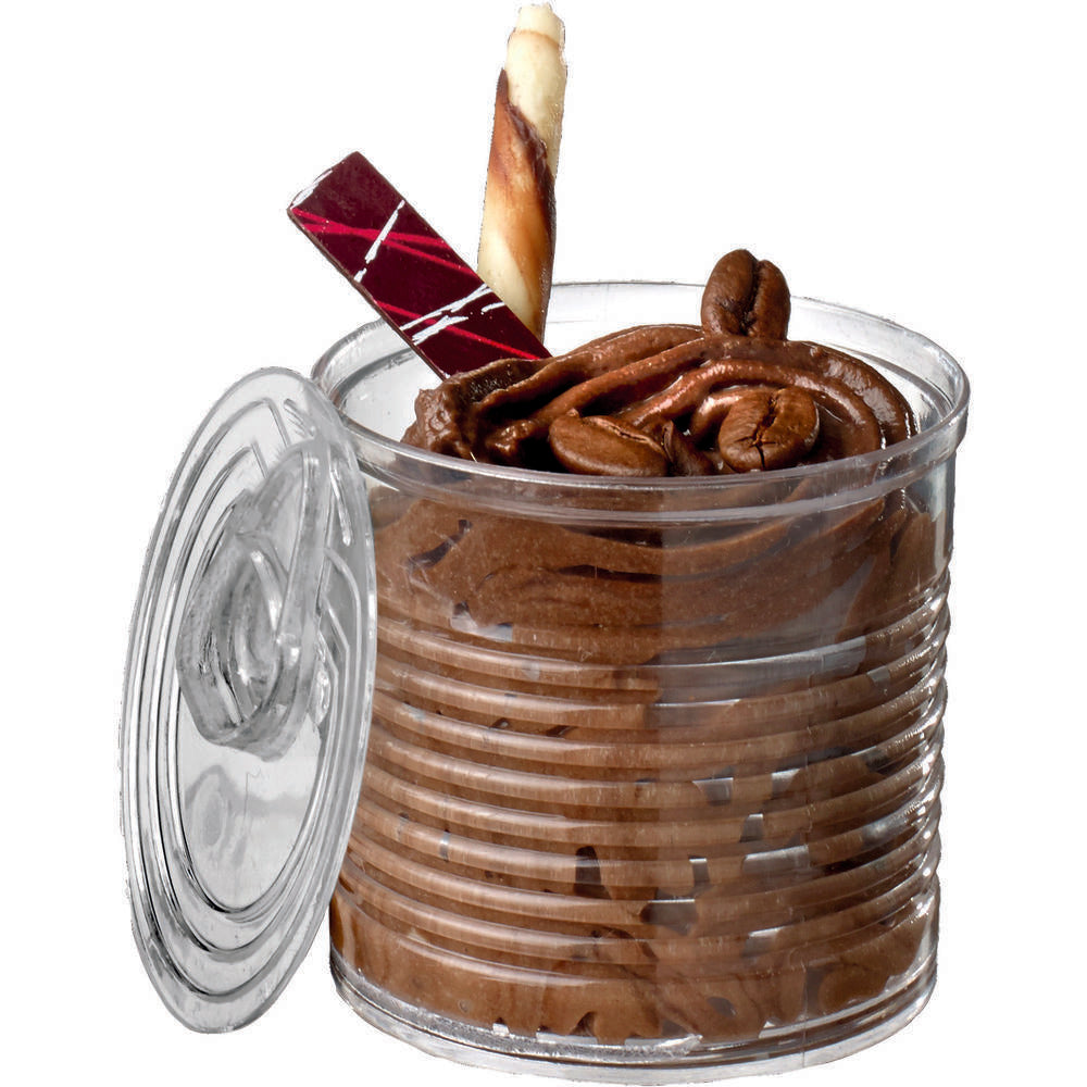 Boite de conserve Transparente  220 ml - paquet 20    - Solia - Service de table jetable -  - La Guilde Culinaire