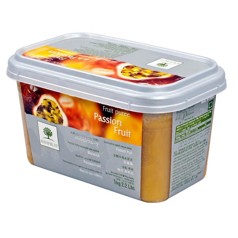 Purée de Fruit de la passion surgelée 1kg    - Ravifruit - Purée de fruit -  - La Guilde Culinaire