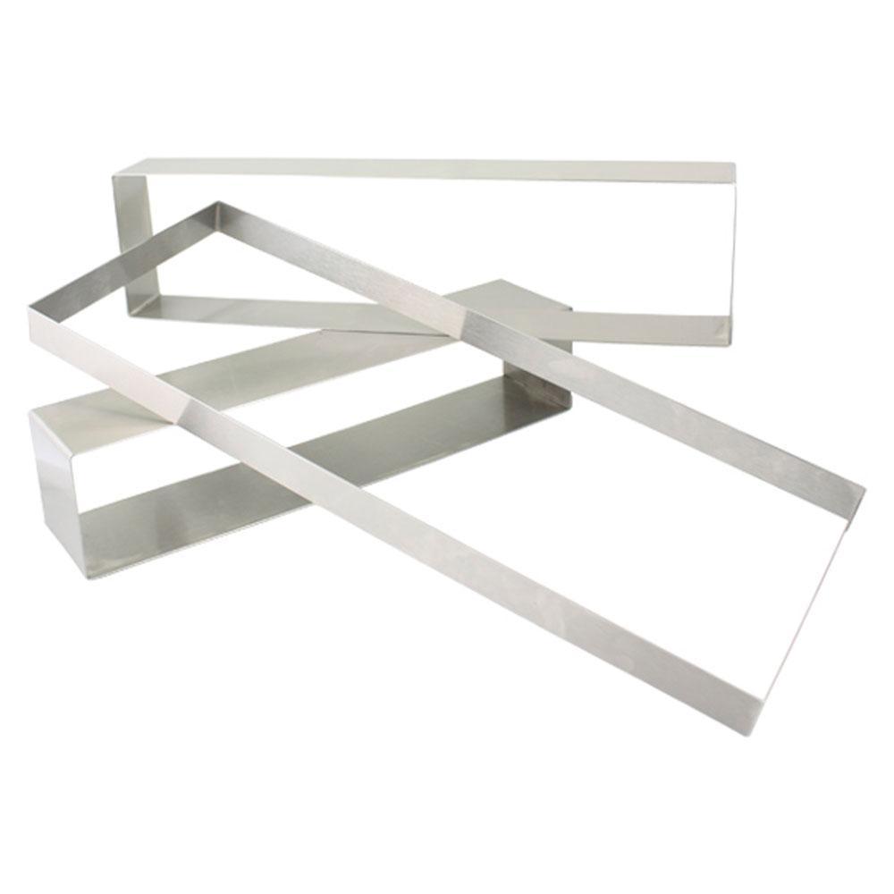 Cadre à Pâtisserie Rectangle en  Inox    - Exnox - Cadre à pâtisserie -  - La Guilde Culinaire