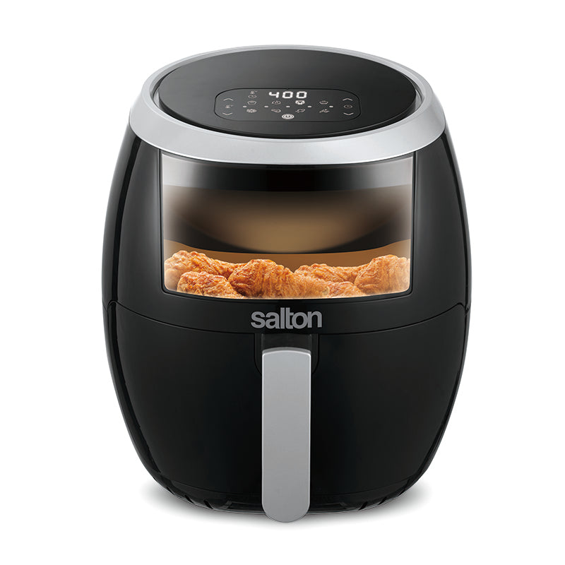 Friteuse à air numérique avec fenêtre de visualisation - 8L    - Salton - Air fryer -  - La Guilde Culinaire