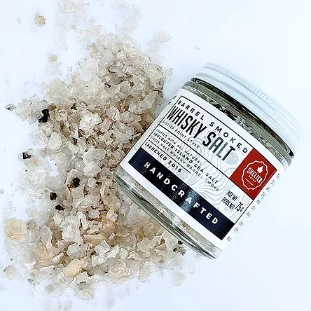Sel de mer fumé au Whisky 75gr - VANCOUVER ISLAND SEA SALT    - VANCOUVER ISLAND SEA SALT - Sel -  - La Guilde Culinaire