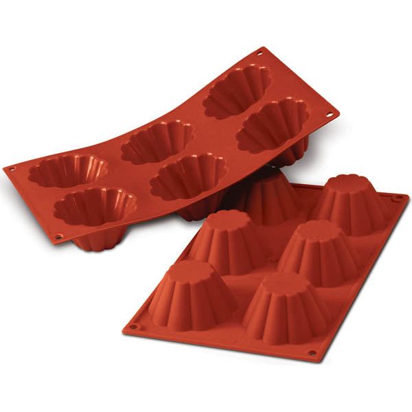 Moule Briochettes en silicone flexible SILICONFLEX    - SilikoMart - Moule à gâteaux -  - La Guilde Culinaire