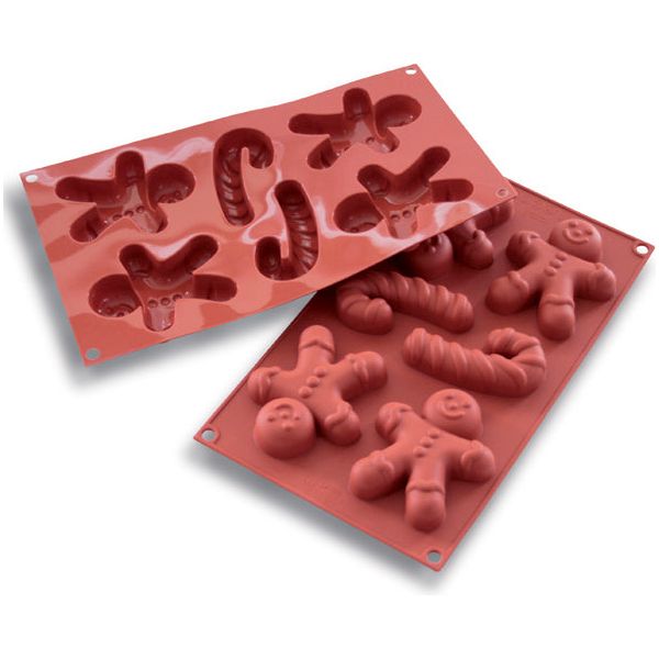 Moule Homme Pain d'Épice en silicone flexible SILICONFLEX    - SilikoMart - Moule à gâteaux -  - La Guilde Culinaire