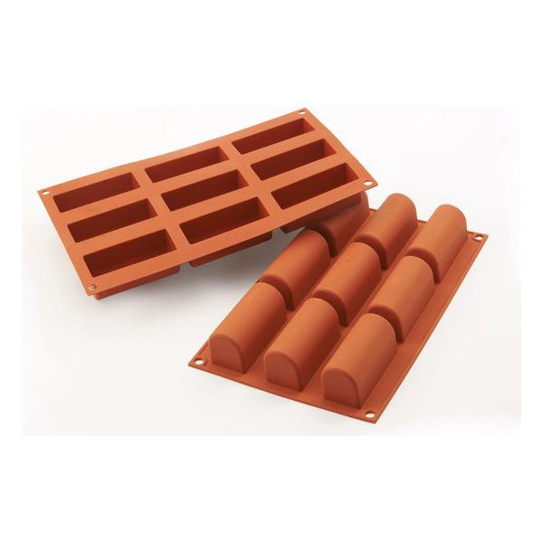Moule en silicone Bûche individuelle    - SilikoMart - Moule à bûche -  - La Guilde Culinaire