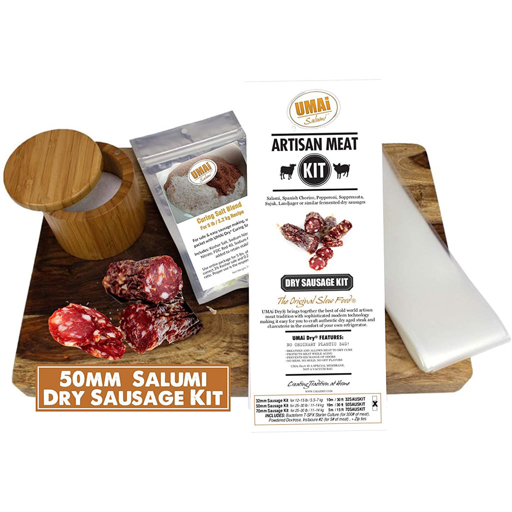 Kit pour saucissons secs 50mm - 30pi (9m)    - Umaï - Kit à charcuterie -  - La Guilde Culinaire