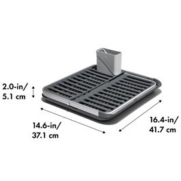 Égouttoir à vaisselle pliable en aluminium    - OXO - Egouttoir à vaisselle -  - La Guilde Culinaire