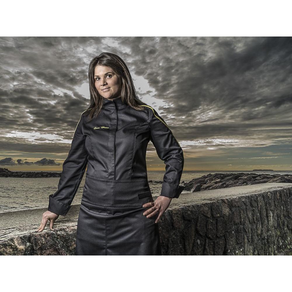 Veste de cuisine Gravity *    - Clement Design - Veste cuisine femme -  - La Guilde Culinaire