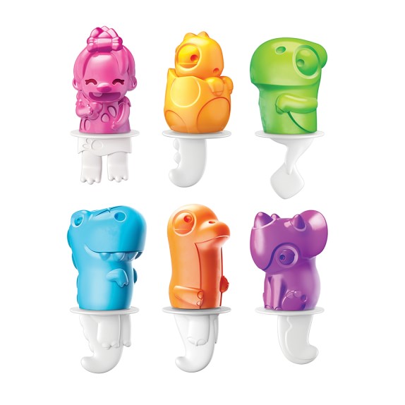 Moules DINO POPS pour 6 pops glacés    - Zoku - Appareil à glace et crème glacée -  - La Guilde Culinaire